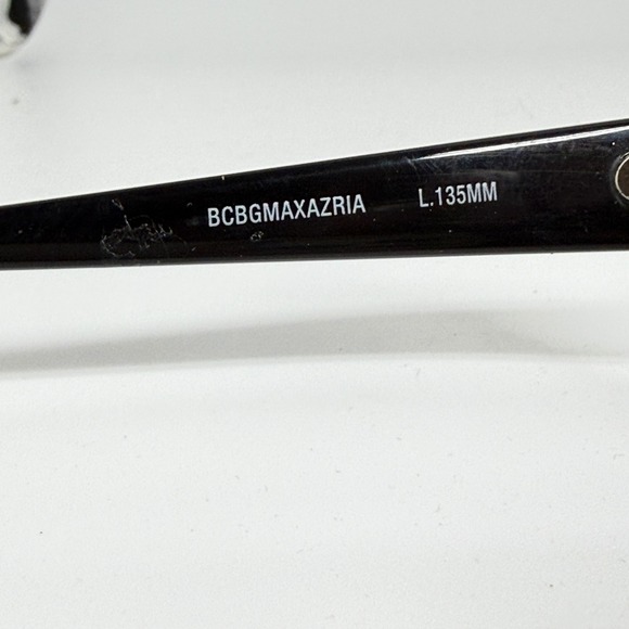 BCBGMAXAZRIA Women\'s Black Oversized Geometric Sunglasses‎ 100 UV 21207 main image 4